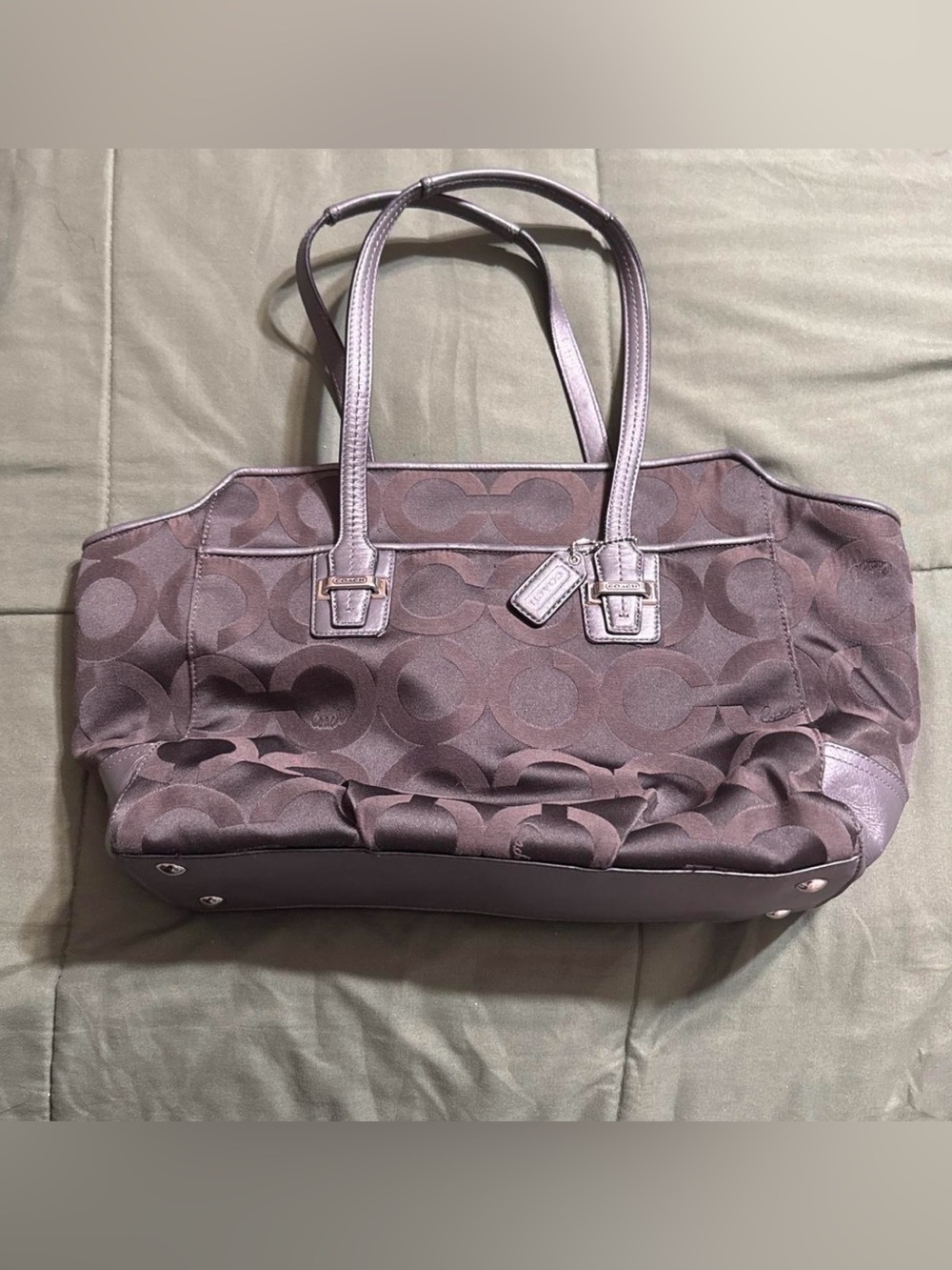 Coach Signature Jacquard Tote